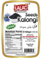 LALAC Kalonji (nigella) seeds 400 grams (14.11 oz)