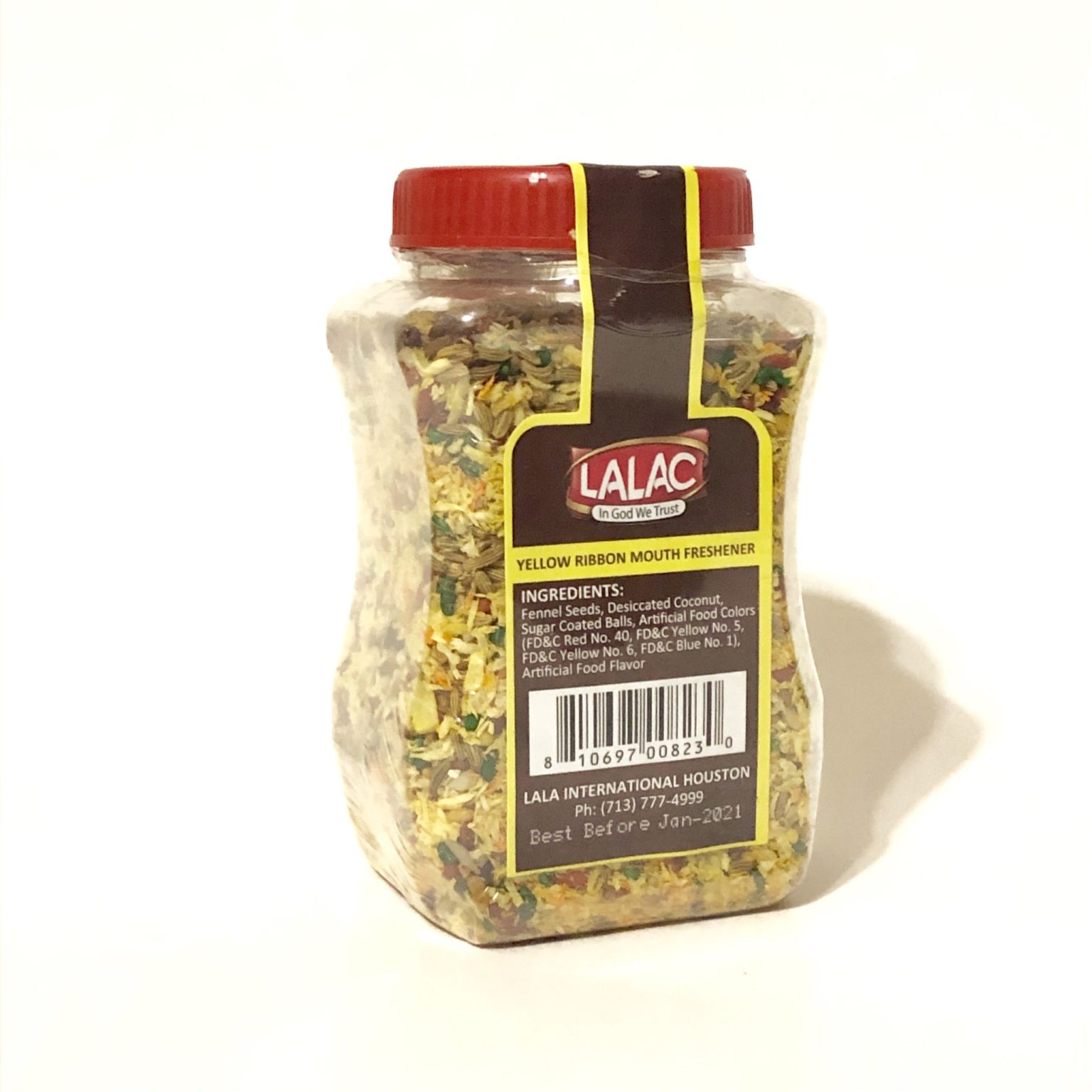 lalac yellow ribbon mouth freshener 230 grams - Desi Super Market