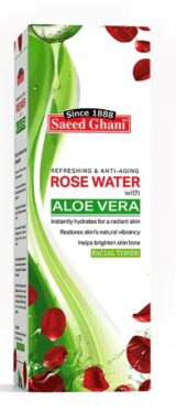 Saeed Ghani Rose Water With Aloe 120ml Spray