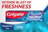 Colgate Peppermint Ice MaxFresh Tooth Paste 125 grams